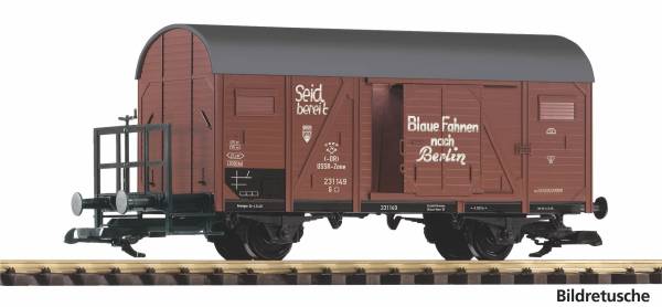 PIKO 37977 - Gedeckter Güterwagen FDJ der DR